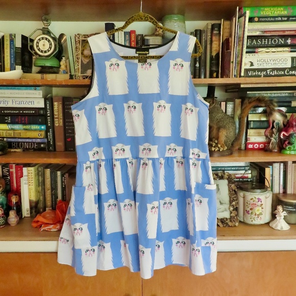 Nooworks Dresses & Skirts - Nooworks Big Pocket Mini Dress in Grumpy Cat Print 3X XXXL 3X-Large